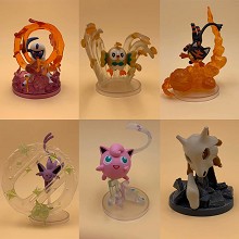 Pokemon anime figures(6pcs a set)