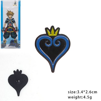 Kingdom Hearts anime brooch pin