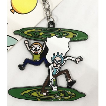 Rick and Morty anime key chain