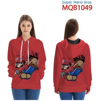 Super Mario anime long sleeve hoodie cloth