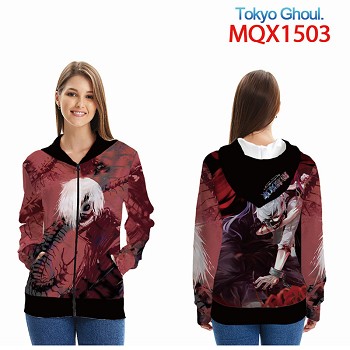  Tokyo ghoul anime long sleeve hoodie cloth 