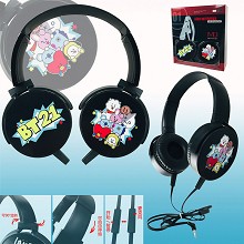 BTS BT21 star headphone