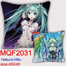 Hatsune Miku anime two-sided pillow