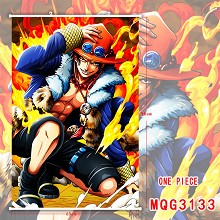 One Piece Ace anime wall scroll