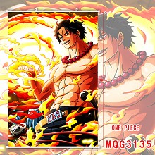 One Piece Ace anime wall scroll