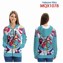 Hatsune Miku anime long sleeve hoodie cloth