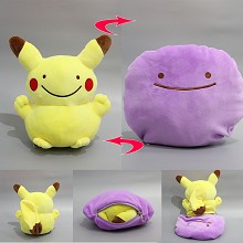 8inches Pokemon anime two-sided plush pillow