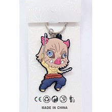 Demon Slayer Hashibira Inosuke anime key chain