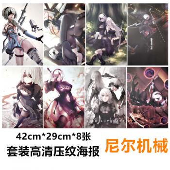 NieR:Automata posters set(8pcs a set)