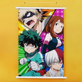 My Hero Academia anime wall scroll