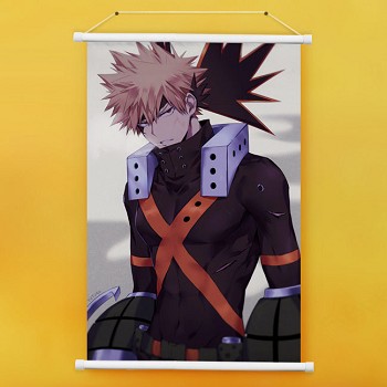 My Hero Academia anime wall scroll