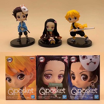 Demon Slayer figures set(3pcs a set)small boxes