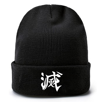 Demon Slayer anime kniting hat