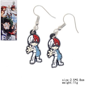 My Hero Academia anime earrings a pair