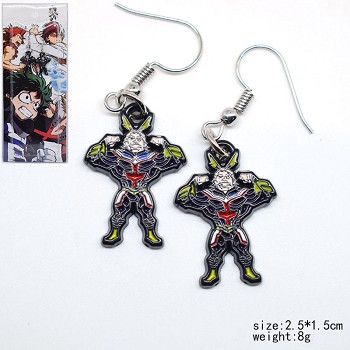 My Hero Academia anime earrings a pair