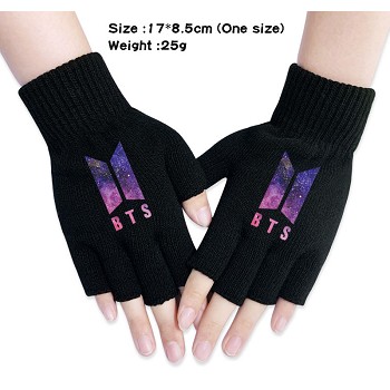 BTS star cotton gloves a pair