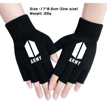 BTS star cotton gloves a pair