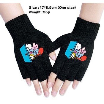 BTS star cotton gloves a pair