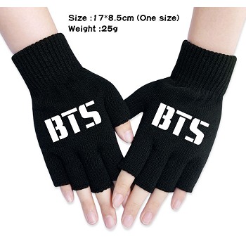 BTS star cotton gloves a pair