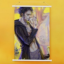 One Piece Law anime wall scroll