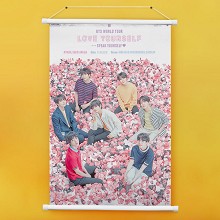 BTS star wall scroll