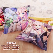 Girl Cafe Gun 2 anime two-sided pillow