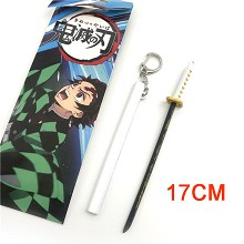 Demon Slayer anime knife key chain 170MM