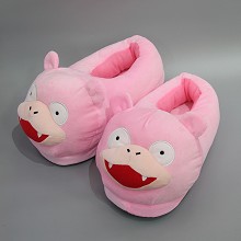 Pokemon Slowbro anime plush shoes slippers a pair