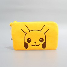 Pokemon Pikachu anime plush wallet 200*120MM