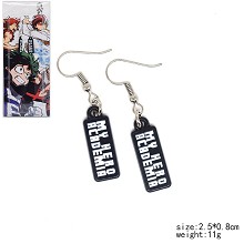 My Hero Academia anime earrings a pair
