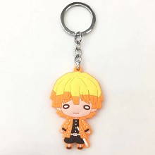 Demon Slayer Agatsuma Zenitsu anime key chain