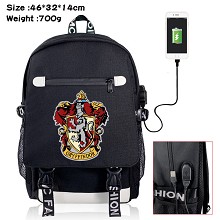 Harry Potter USB charging laptop backpack school b...