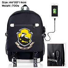 Harry Potter USB charging laptop backpack school b...