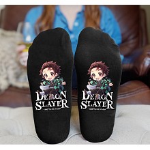 Demon Slayer anime cotton socks a pair