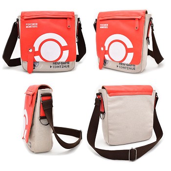 Pokemon anime canvas satchel shoulder bag