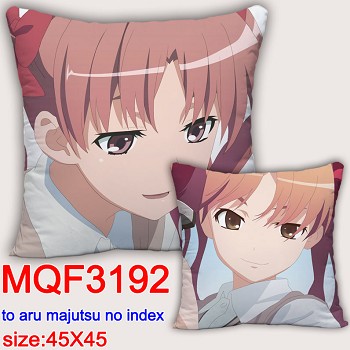 Toaru Kagaku no Railgun anime two-sided pillow