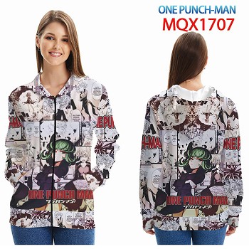  One Punch Man anime long sleeve hoodie cloth 