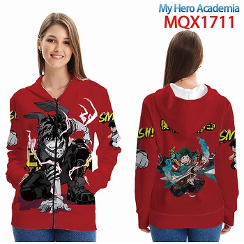 My Hero Academia anime long sleeve hoodie cloth