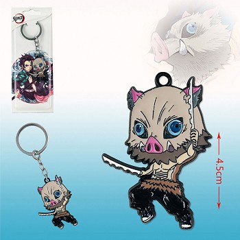 Demon Slayer Hashibira Inosuke anime key chain