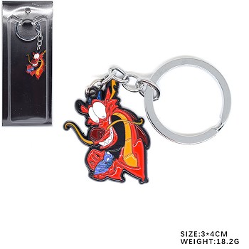 Mulan anime key chain