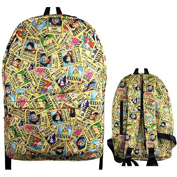 One Piece anime backpack bag