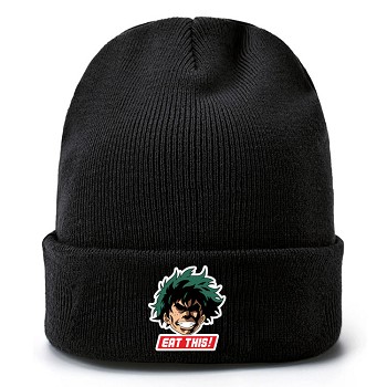  My Hero Academia anime kniting hat 