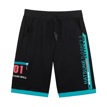 Hatsune Miku anime shorts Middle pants