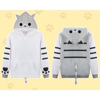 Neko Atsume anime cotton hoodie