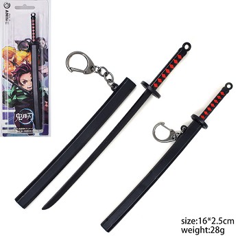 Demon Slayer anime knife key chain 160MM