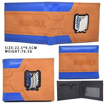 Attack on Titan anime wallet