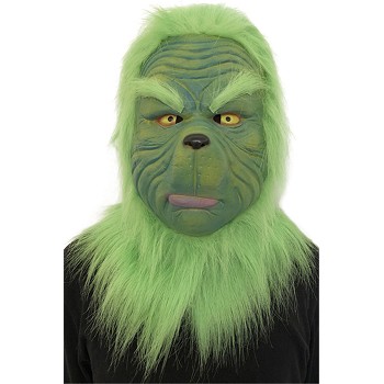 The Grinch cosplay latex mask