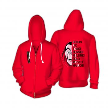 La casa de papel Money printing hoodie sweater cloth