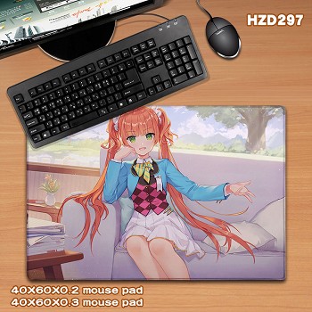  Girl Cafe Gun game big mouse pad 