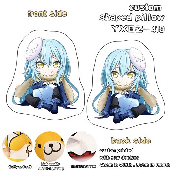 Tensei shitari slime anime custom shaped pillow